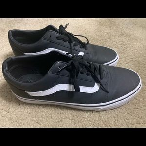 Vans old school. Leather type. Used.